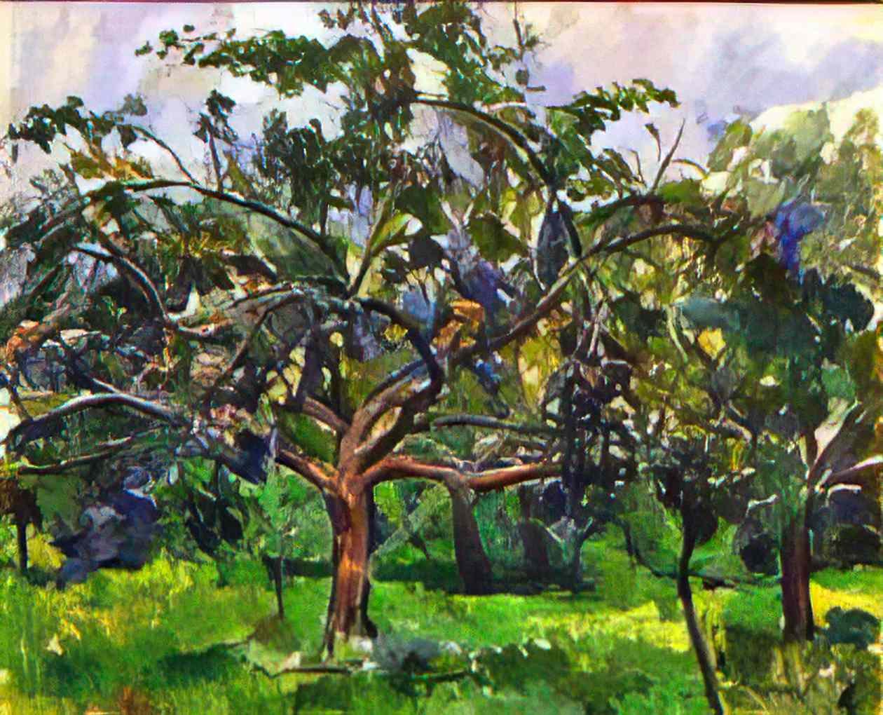 Pyotr Konchalovsky apple trees 1922 Art A4 Photo Print