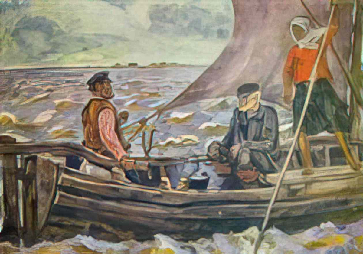 Pyotr Konchalovsky at the ilmen lake 1928 Art A4 Photo Print