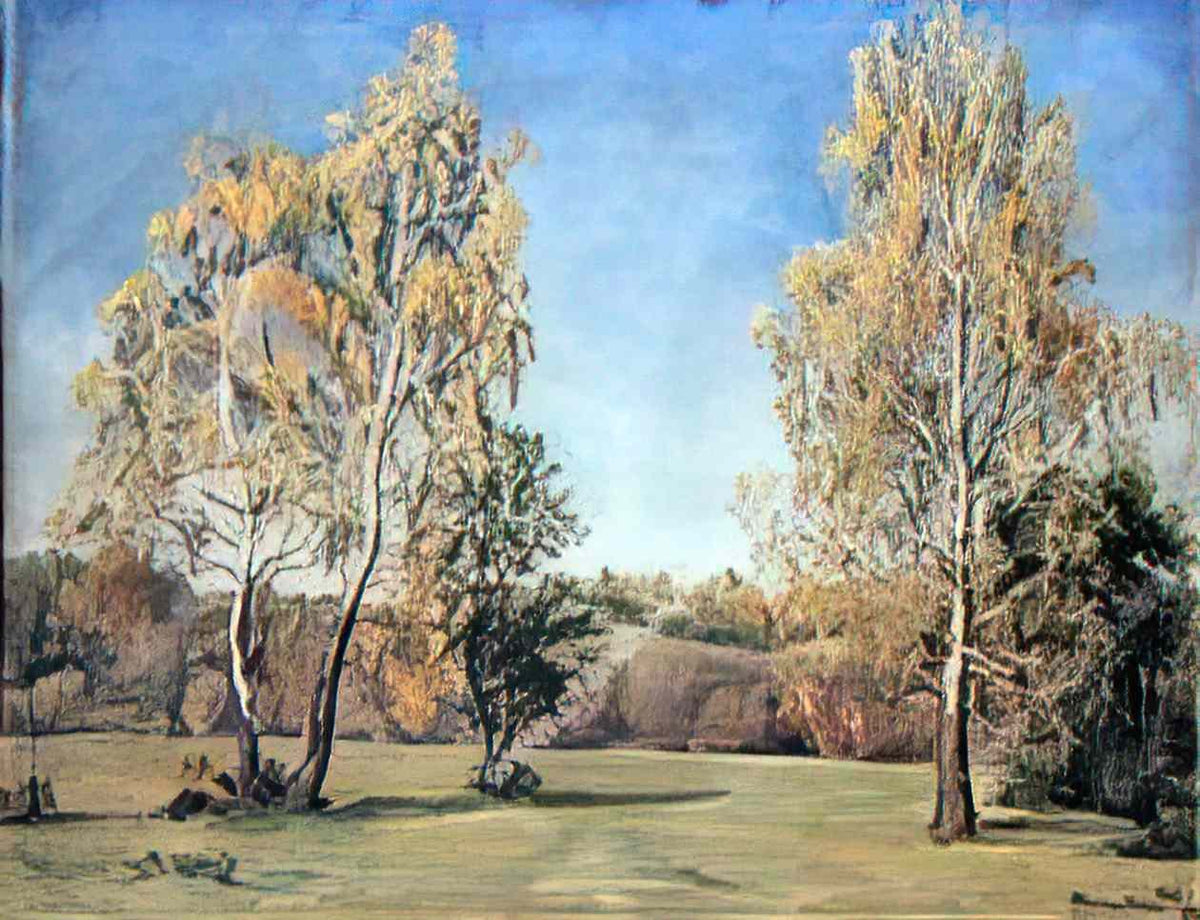 Pyotr Konchalovsky autumn birches 1933 Art A4 Photo Print