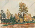 Pyotr Konchalovsky autumn landscape 1923 Art A4 Photo Print