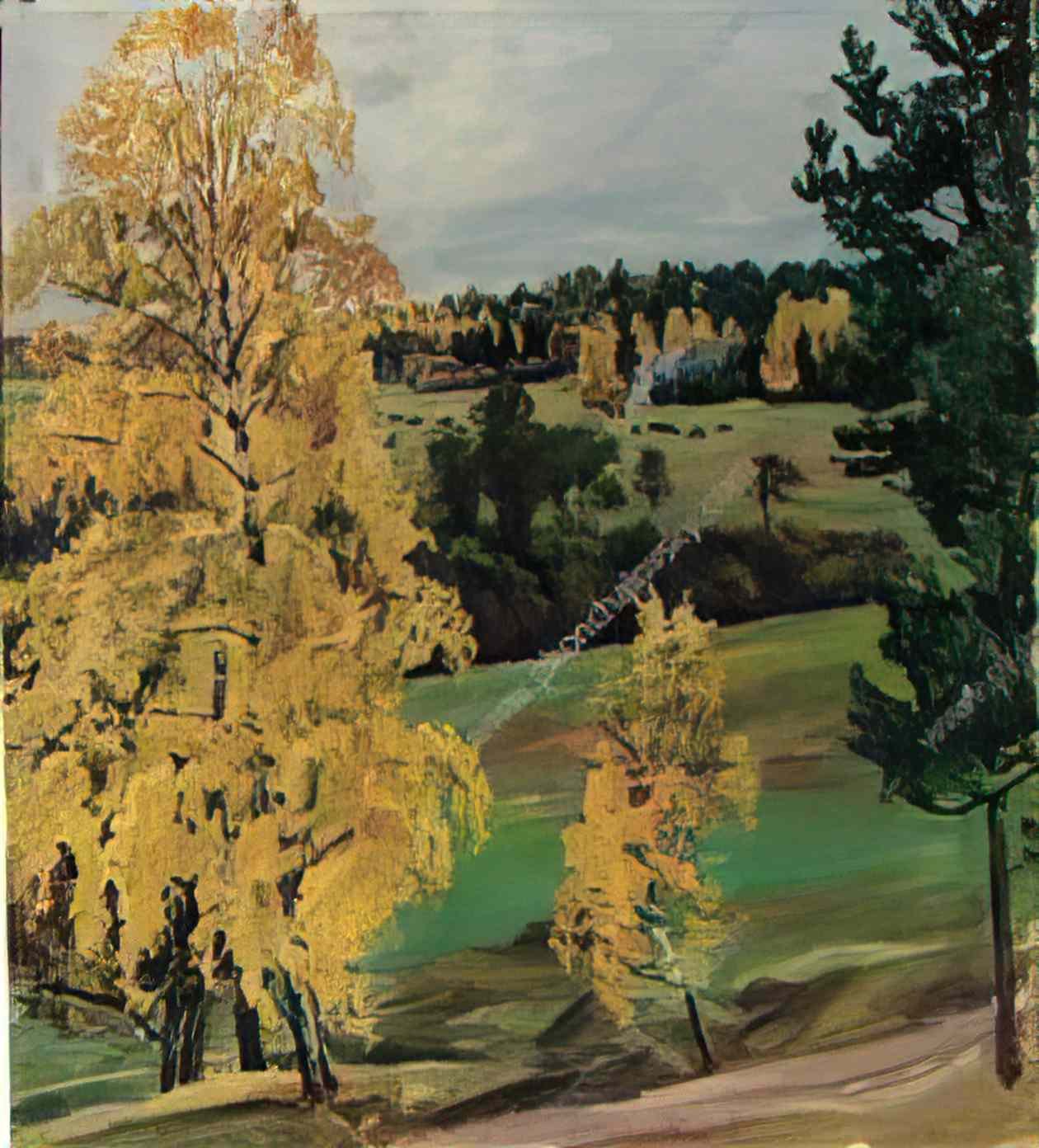 Pyotr Konchalovsky autumn yellow wood 1937 Art A4 Photo Print