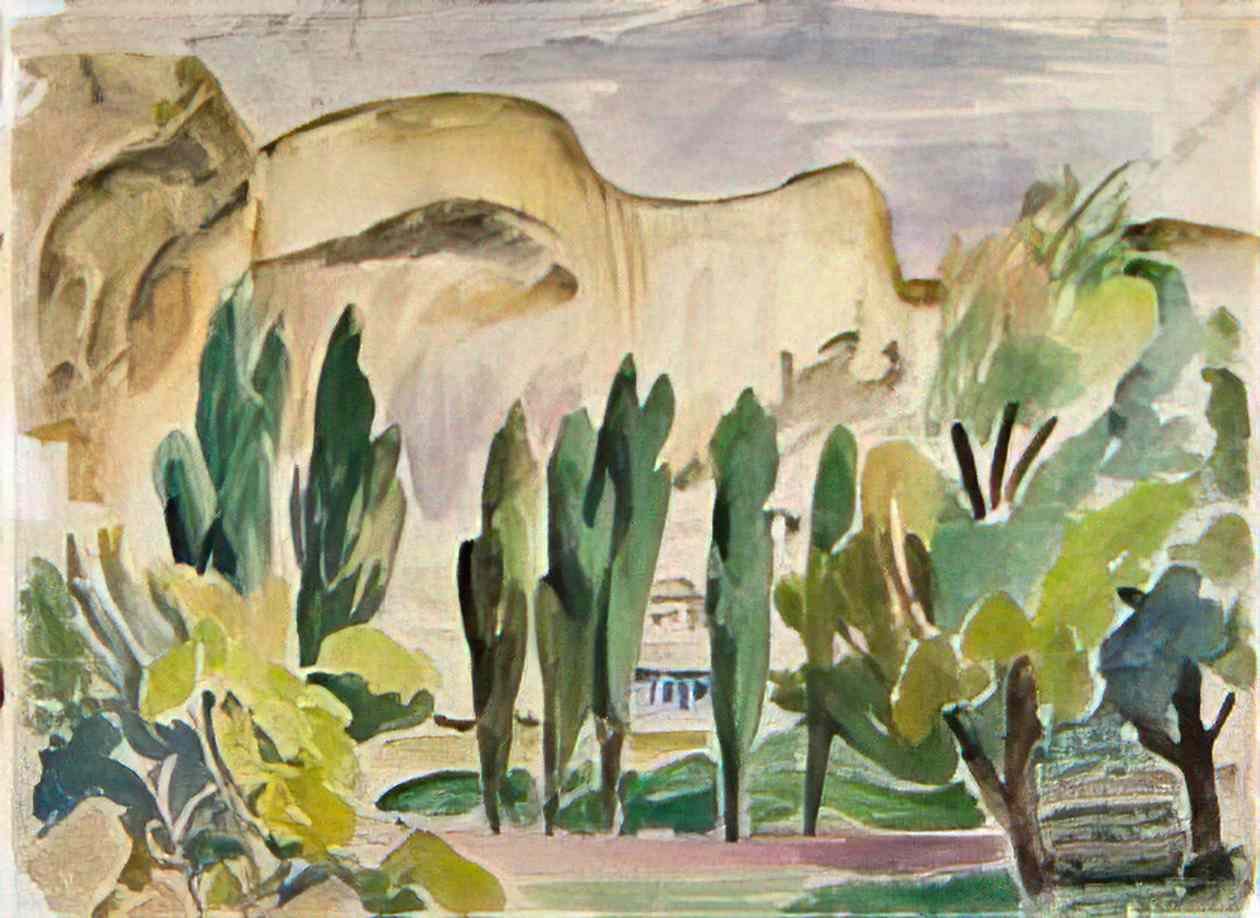 Pyotr Konchalovsky bakhchisarai poplars 1929 Art A4 Photo Print