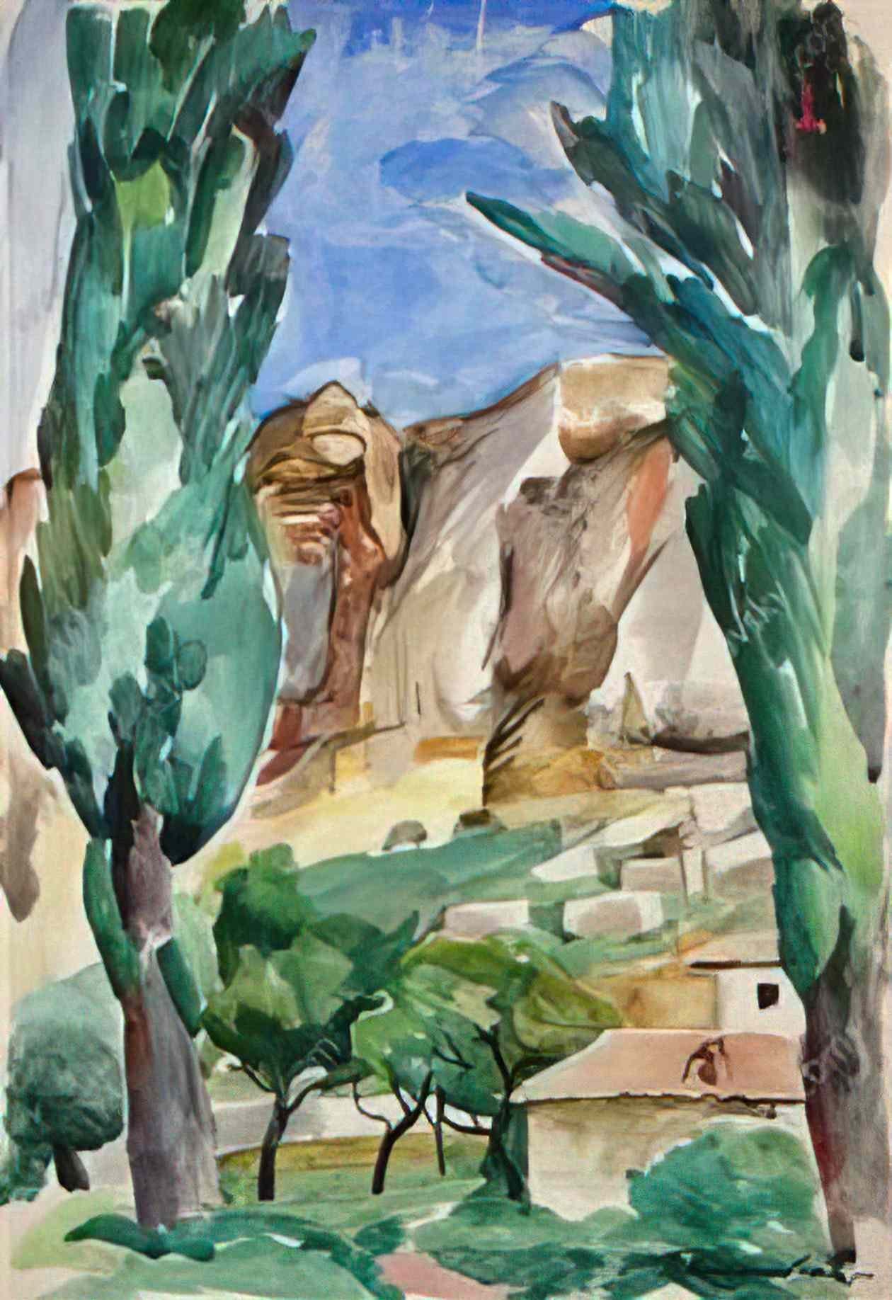 Pyotr Konchalovsky bakhchisaray 1929 Art A4 Photo Print