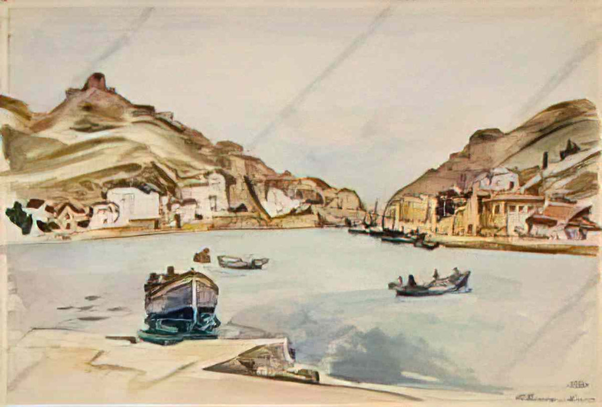 Pyotr Konchalovsky balaklava the port 1929 Art A4 Photo Print