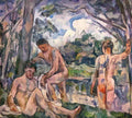 Pyotr Konchalovsky bathing boys 1920 Art A4 Photo Print