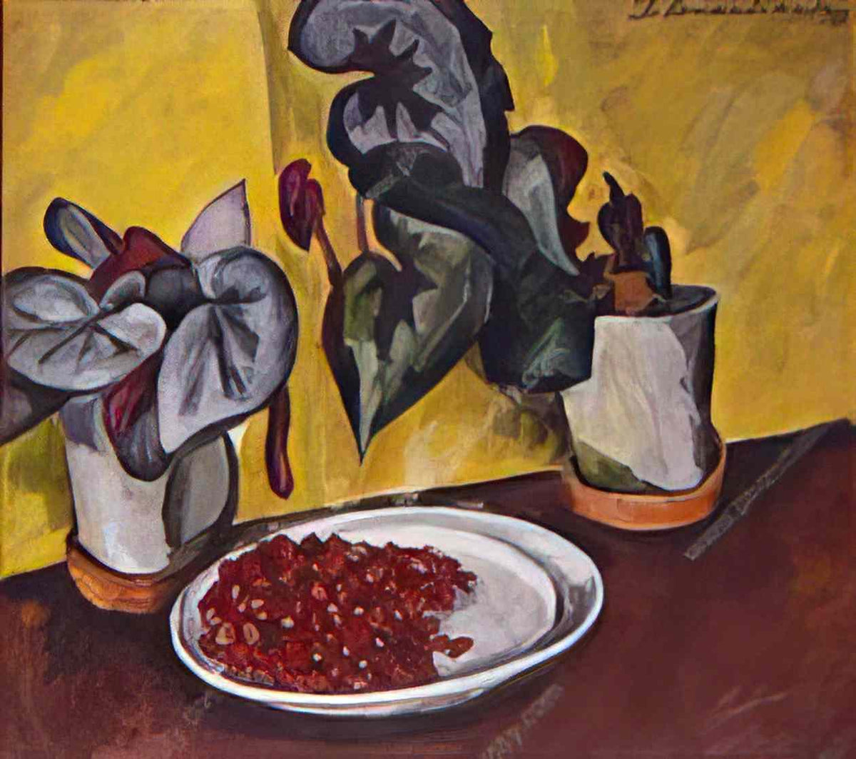 Pyotr Konchalovsky berries and begonias 1911 Art A4 Photo Print
