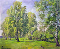 Pyotr Konchalovsky birch trees in early spring 1946 Art A4 Photo Print
