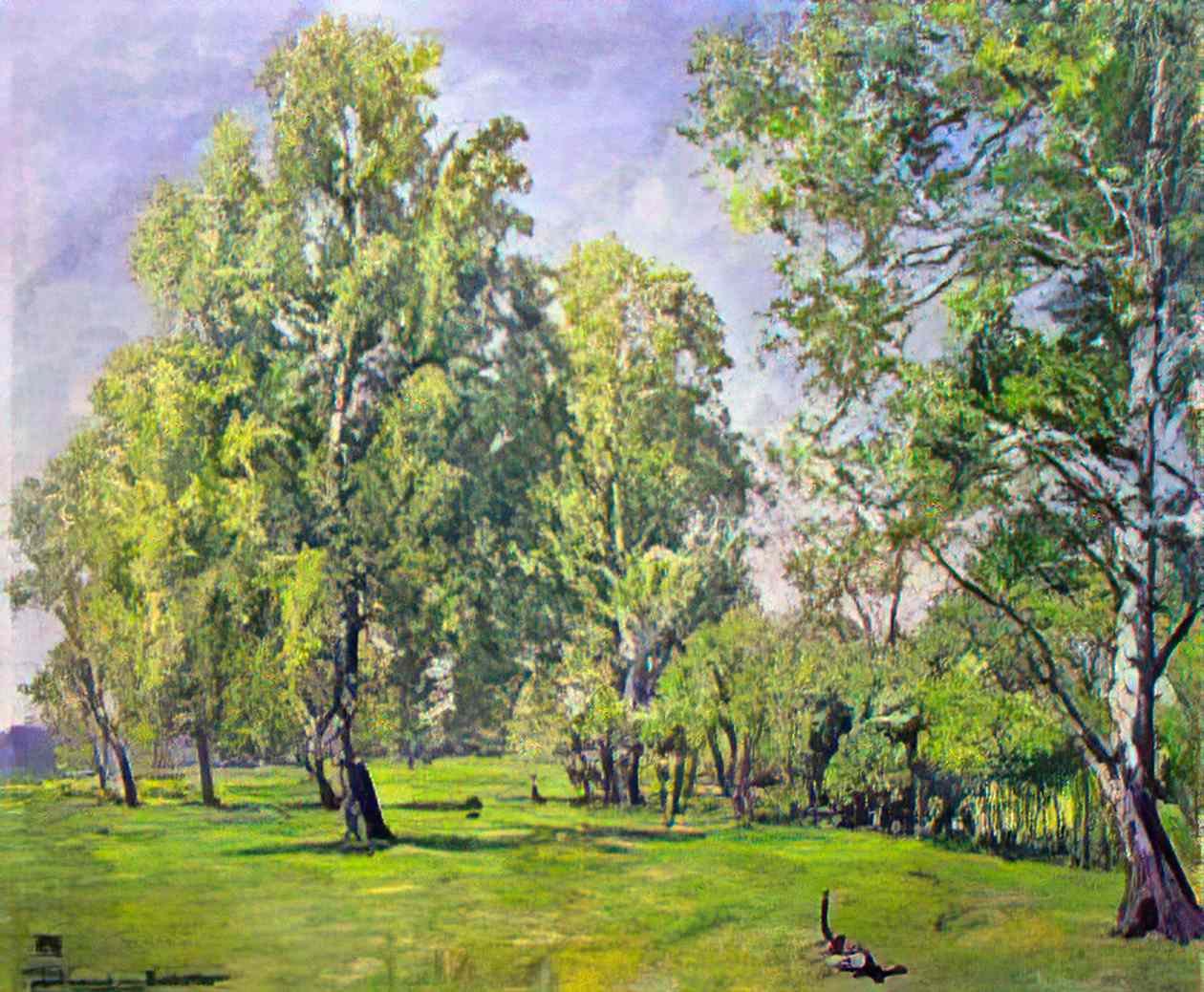 Pyotr Konchalovsky birch trees in early spring 1946 Art A4 Photo Print