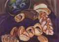 Pyotr Konchalovsky bread on the blue 1913 Art A4 Photo Print