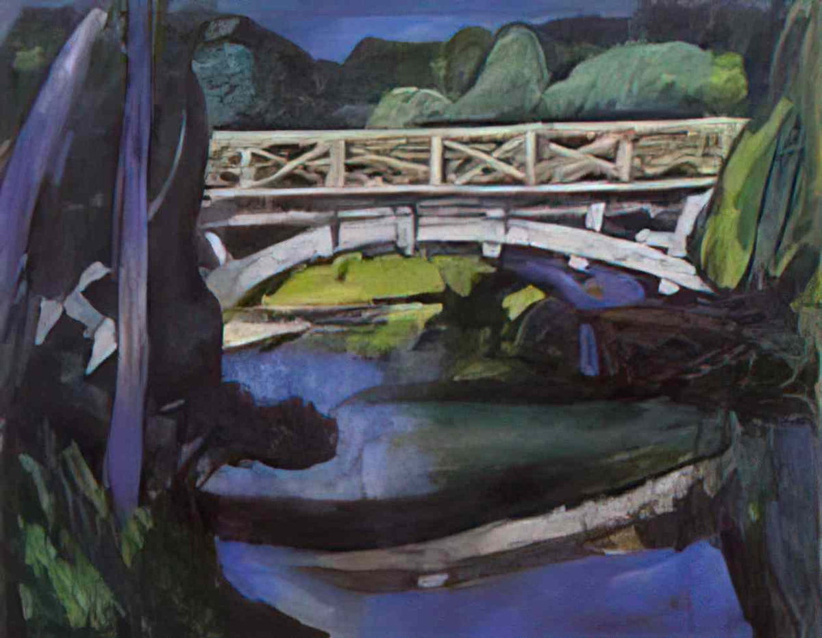 Pyotr Konchalovsky bridge 1911 Art A4 Photo Print