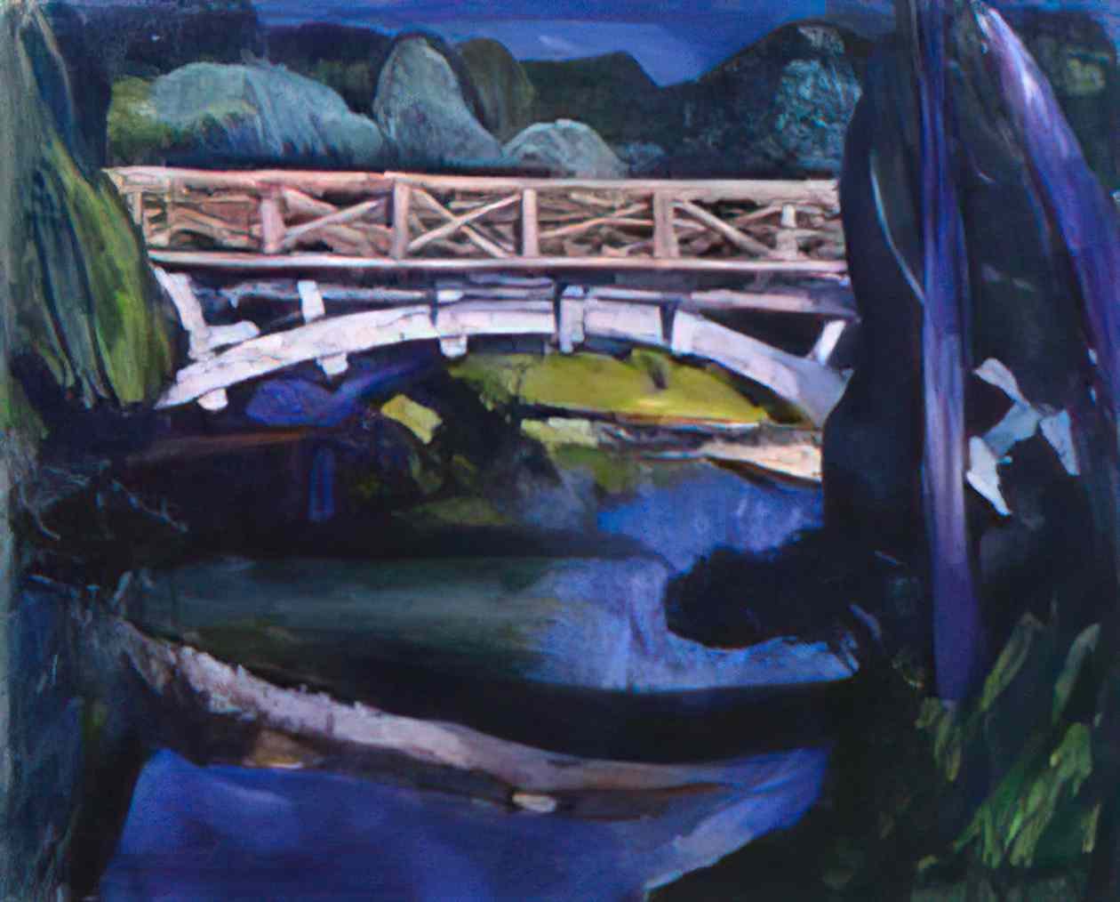 Pyotr Konchalovsky bridge Art A4 Photo Print