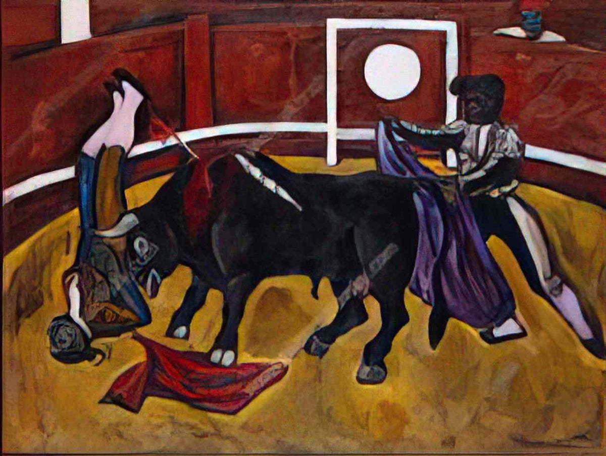 Pyotr Konchalovsky bullfight 1910 Art A4 Photo Print