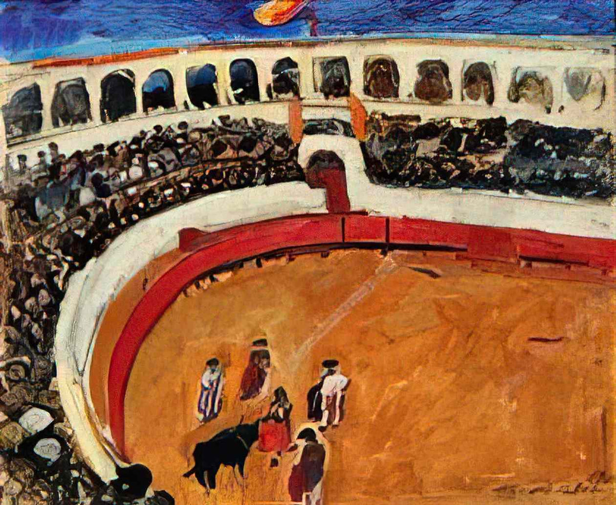 Pyotr Konchalovsky bullfight in sevilla 1910 1 Art A4 Photo Print