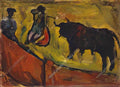 Pyotr Konchalovsky bullfight study 1910 Art A4 Photo Print