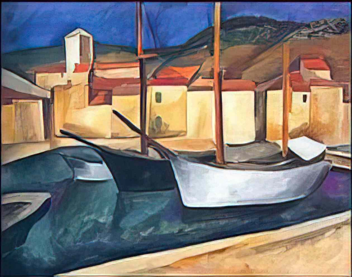 Pyotr Konchalovsky cassis ships 1913 Art A4 Photo Print