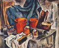 Pyotr Konchalovsky chest and pottery 1919 Art A4 Photo Print