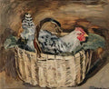 Pyotr Konchalovsky cock in a basket 1930 Art A4 Photo Print