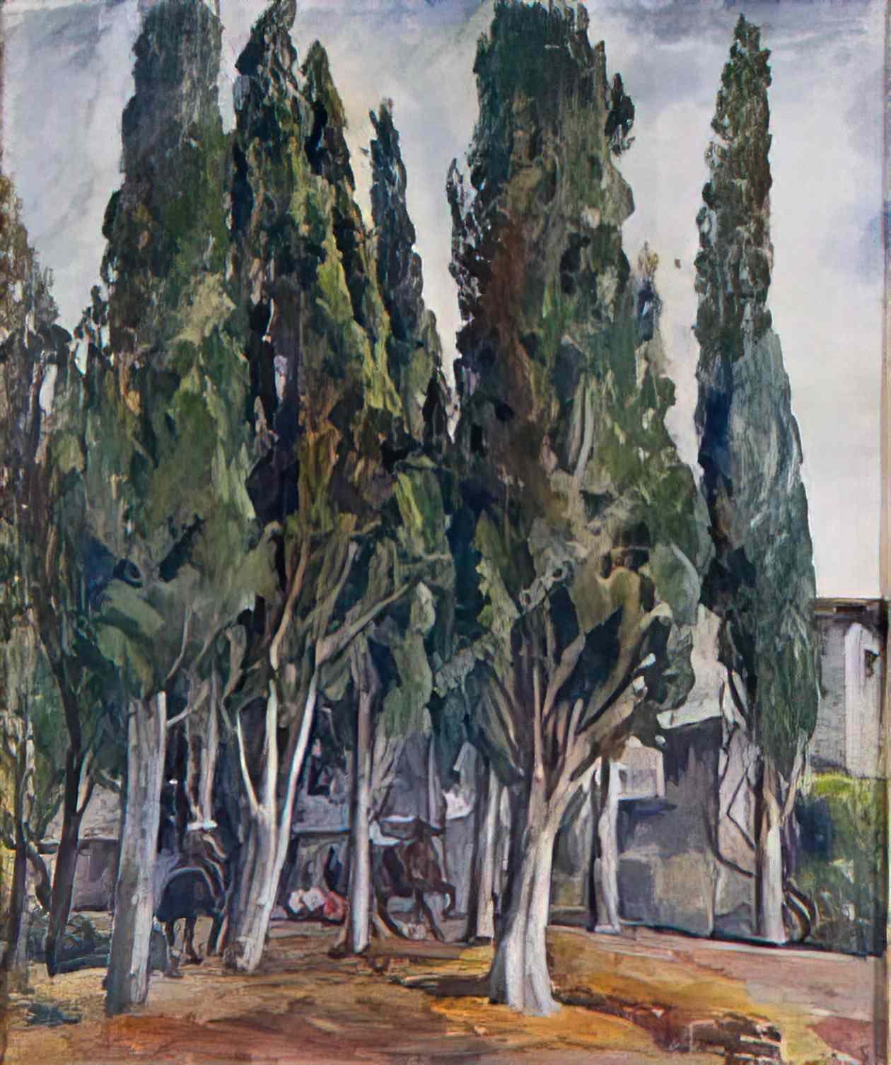 Pyotr Konchalovsky crimea cypress 1930 Art A4 Photo Print
