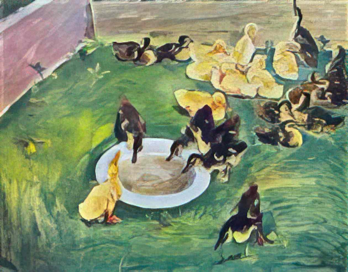 Pyotr Konchalovsky ducklings 1934 Art A4 Photo Print