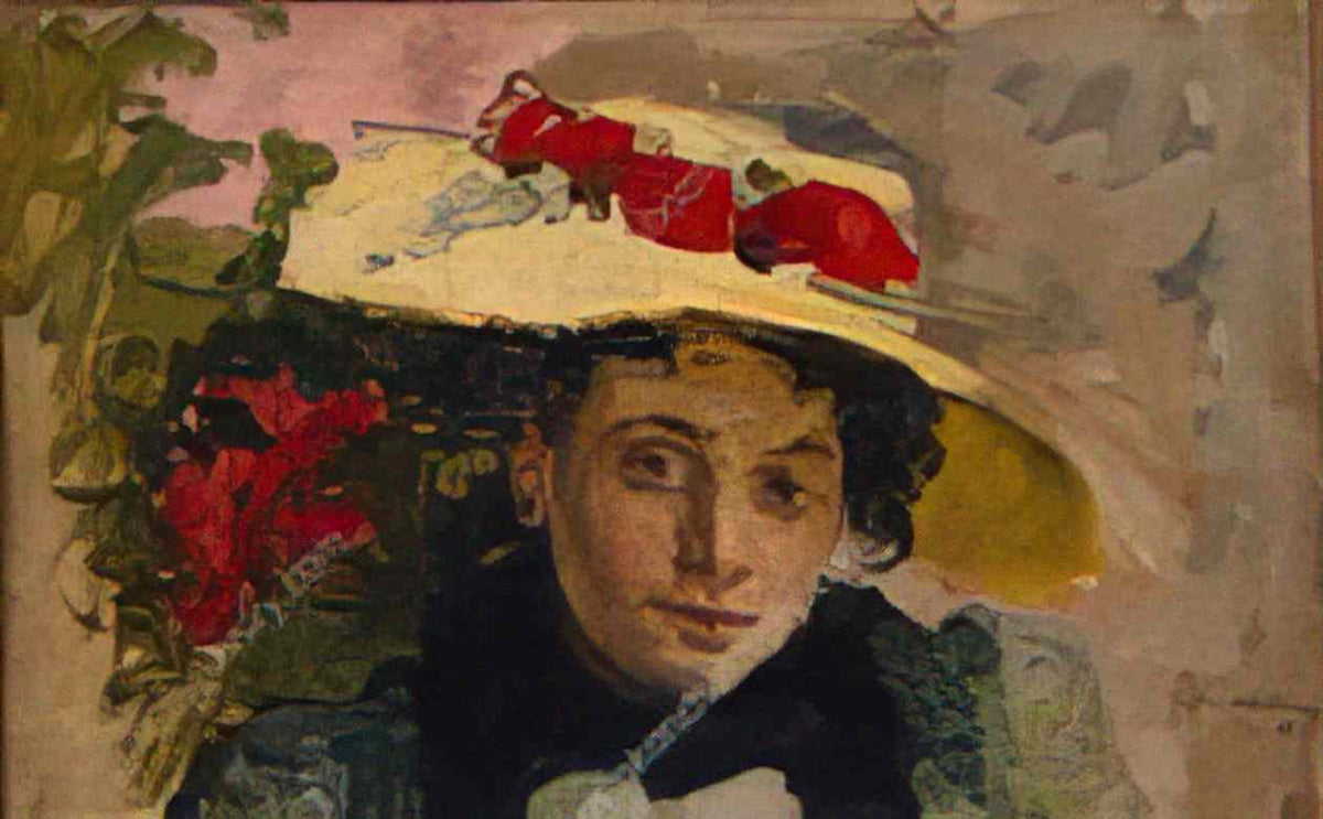 Pyotr Konchalovsky female portrait voronova 1898 Art A4 Photo Print