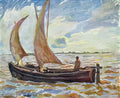 Pyotr Konchalovsky fisherman s landscape Art A4 Photo Print