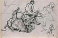 Pyotr Konchalovsky forging of buffalo study 1927 Art A4 Photo Print