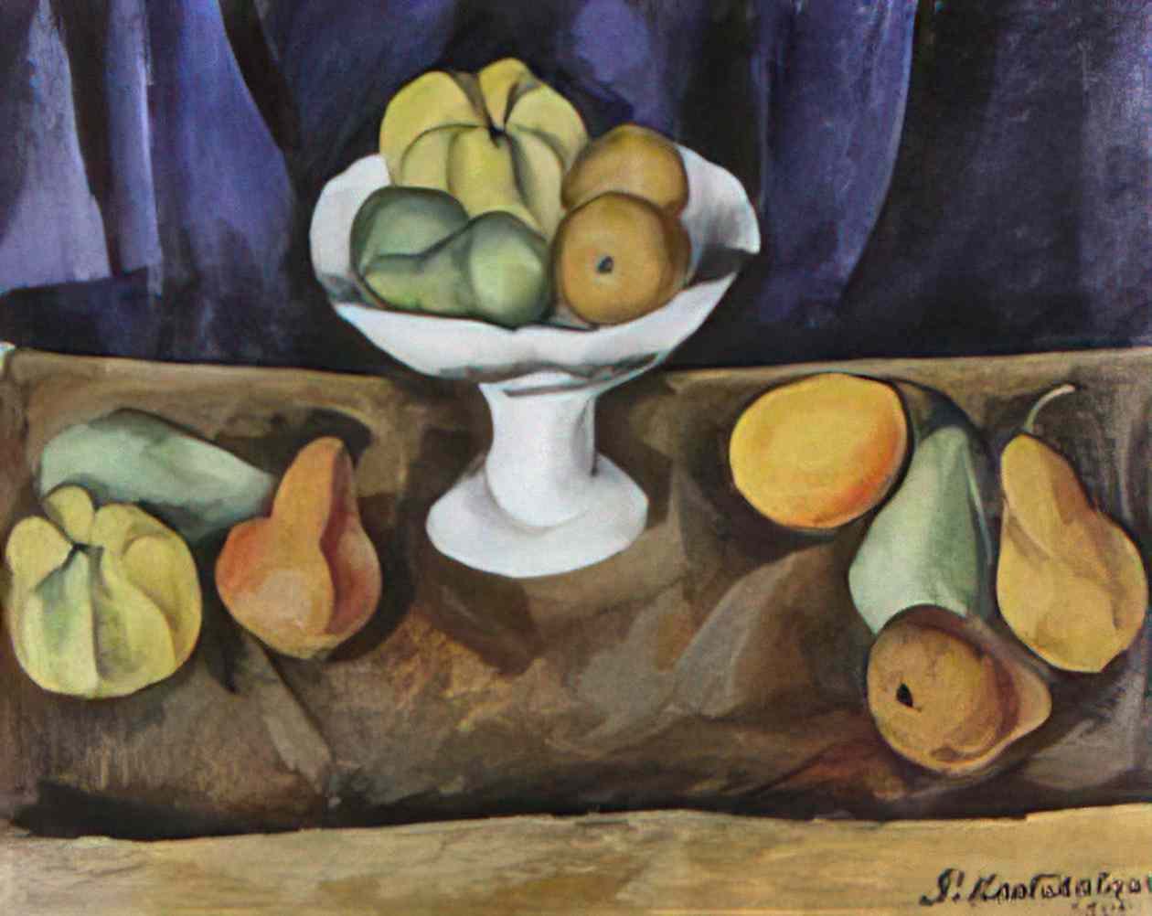 Pyotr Konchalovsky fruit piece 1912 Art A4 Photo Print