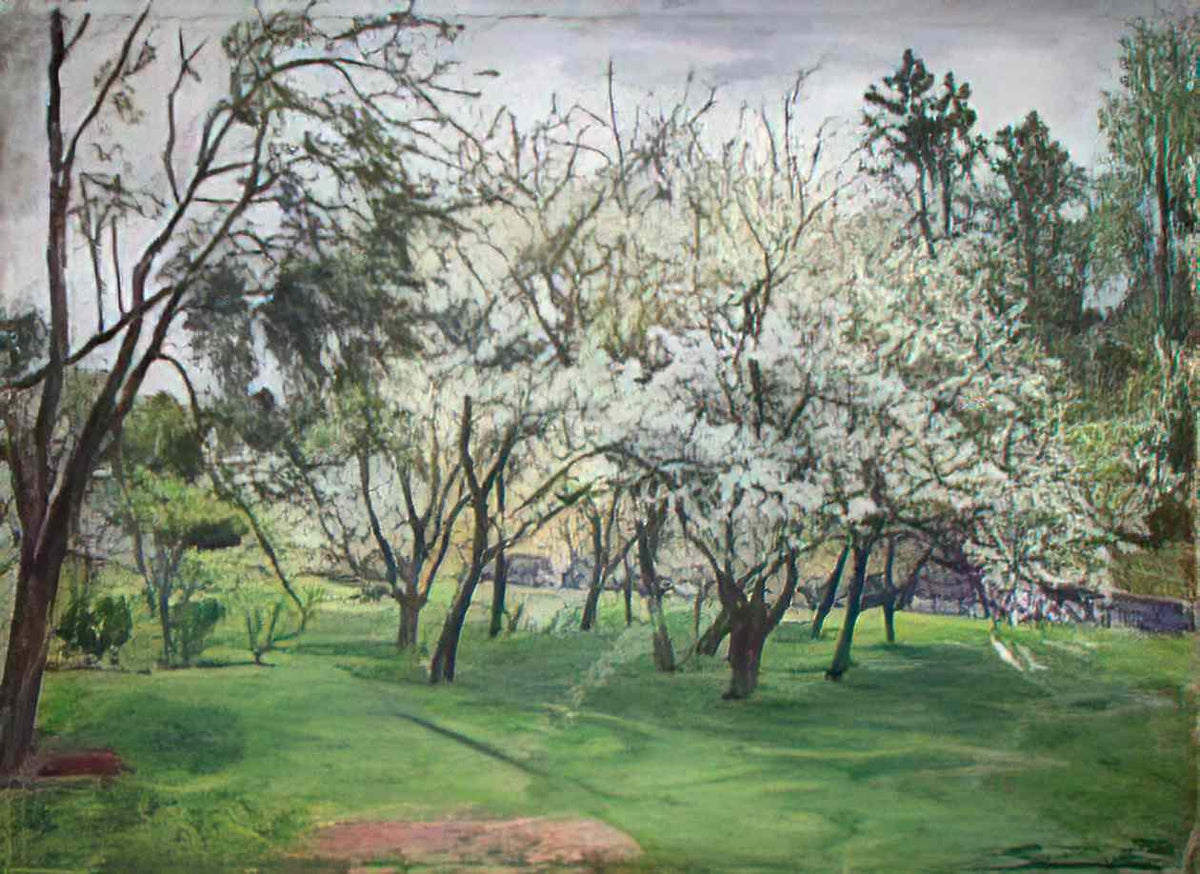 Pyotr Konchalovsky garden in bloom 1935 Art A4 Photo Print