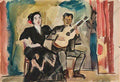 Pyotr Konchalovsky guitarist and singer 1910 Art A4 Photo Print
