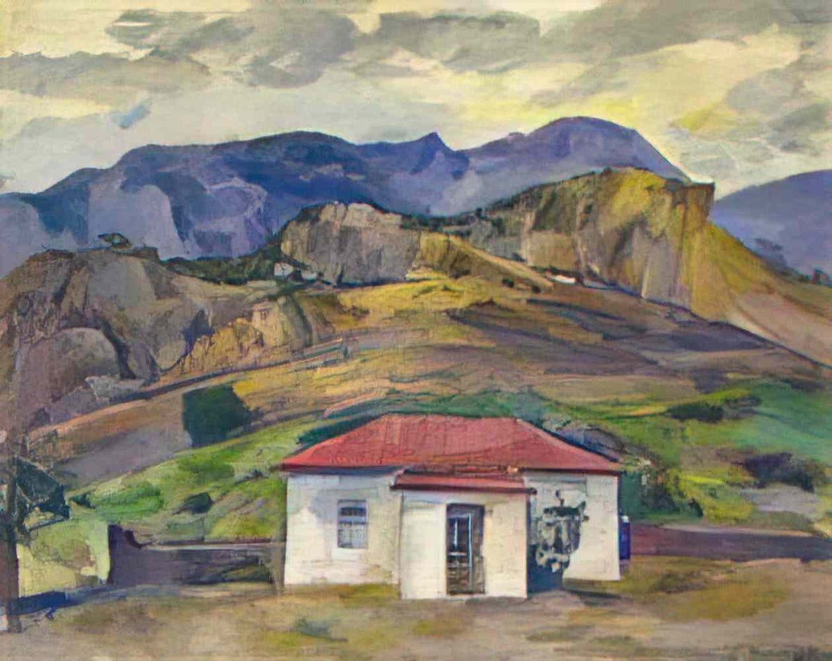 Pyotr Konchalovsky gurzuf mountain landscape 1929 Art A4 Photo Print