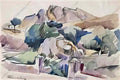 Pyotr Konchalovsky gurzuf the mountains 1929 Art A4 Photo Print