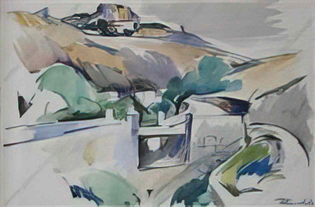 Pyotr Konchalovsky gurzuf the road in the mountains 1929 Art A4 Photo Print