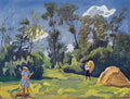 Pyotr Konchalovsky haymaking 1947 Art A4 Photo Print