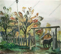 Pyotr Konchalovsky horse at the gate 1930 Art A4 Photo Print