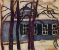 Pyotr Konchalovsky house in abramtsevo 1911 Art A4 Photo Print
