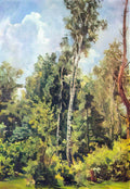 Pyotr Konchalovsky in the woods 1945 Art A4 Photo Print