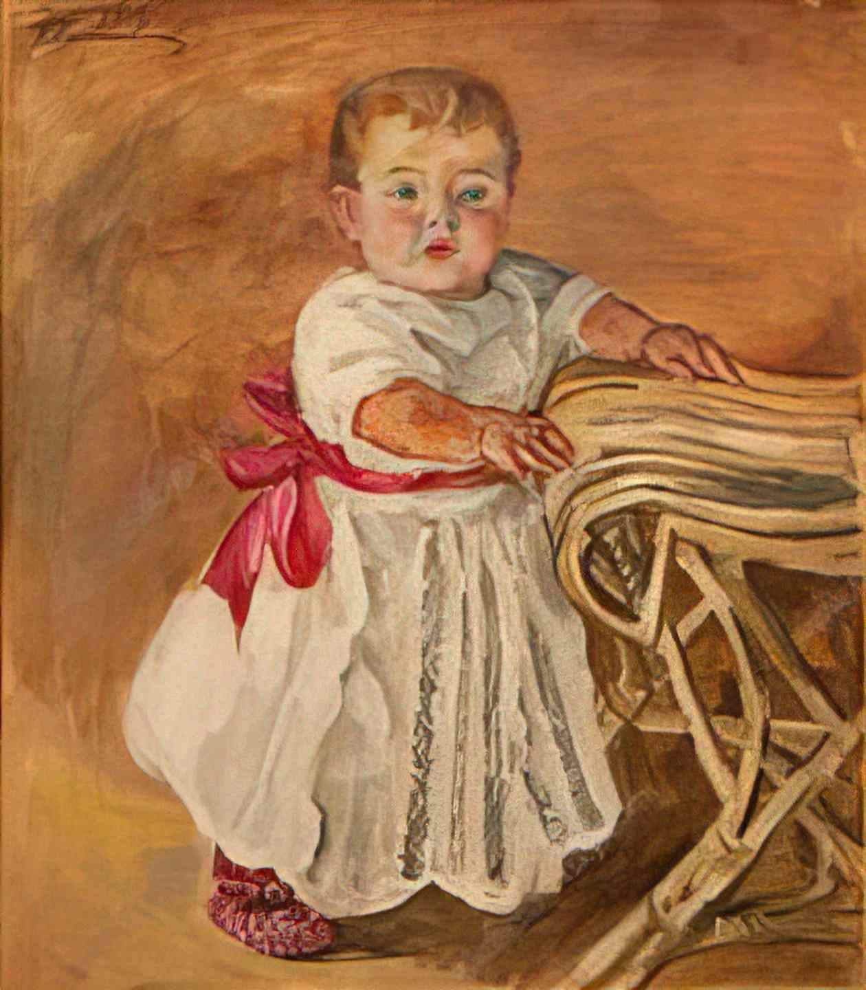 Pyotr Konchalovsky katya at a chair 1932 Art A4 Photo Print