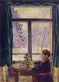 Pyotr Konchalovsky katya by the window 1935 Art A4 Photo Print