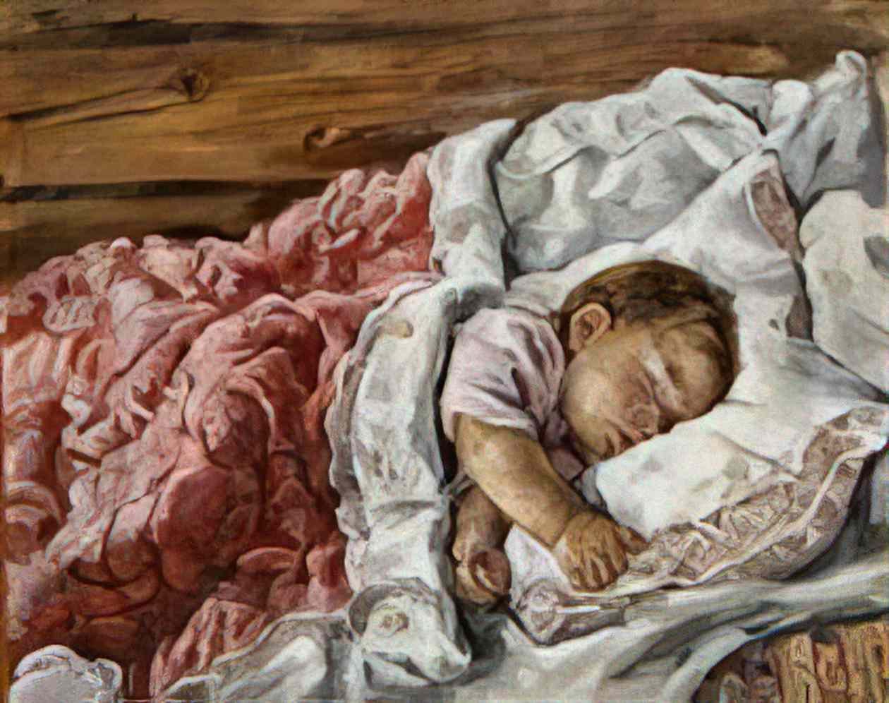 Pyotr Konchalovsky katya sleeping on the left side 1932 Art A4 Photo Print