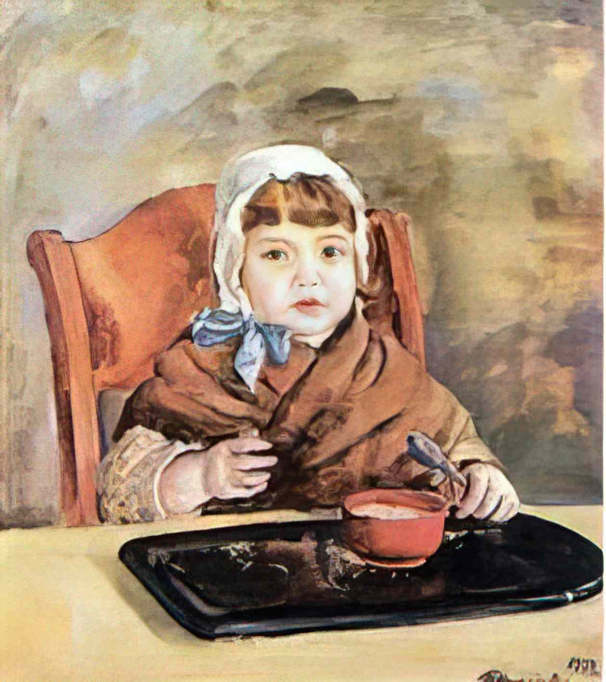 Pyotr Konchalovsky katya with grains 1933 Art A4 Photo Print