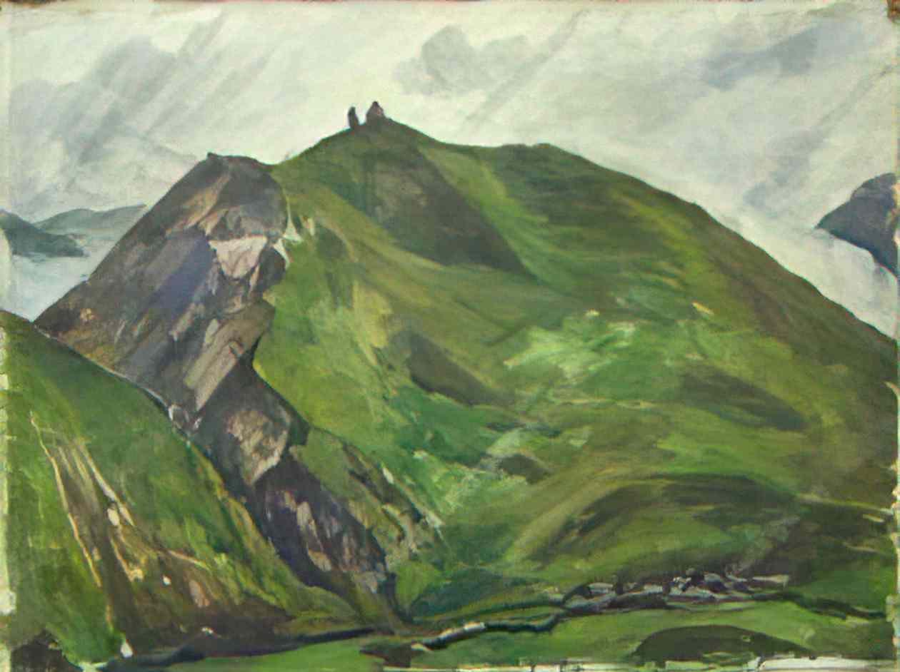 Pyotr Konchalovsky kazbek gergeti 1927 Art A4 Photo Print