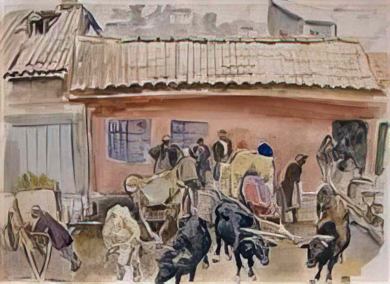 Pyotr Konchalovsky kutaisi grape market 1935 Art A4 Photo Print