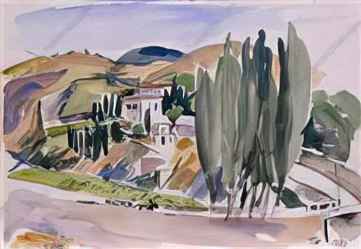 Pyotr Konchalovsky landscape 1929 Art A4 Photo Print