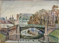 Pyotr Konchalovsky leningrad the bridge on the canal 1931 Art A4 Photo Print