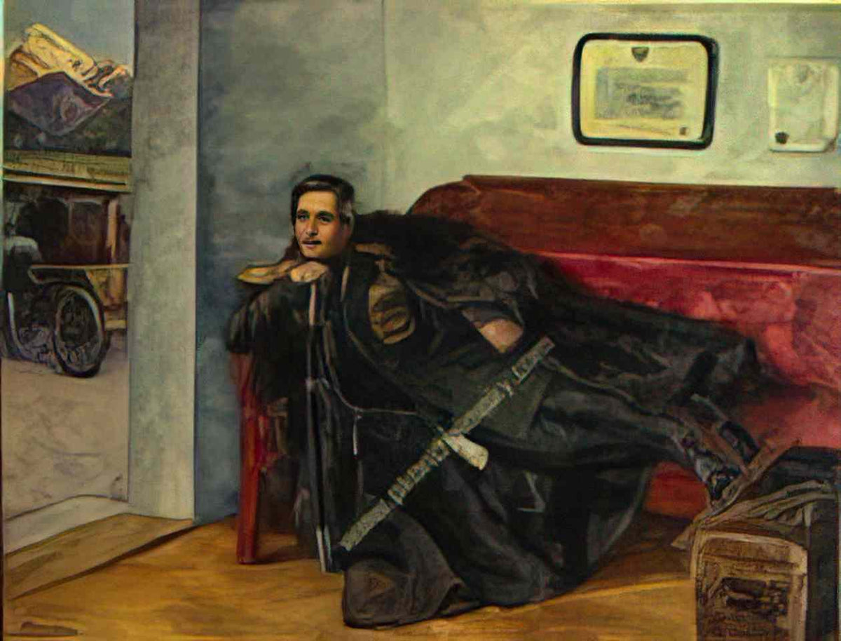 Pyotr Konchalovsky lermontov 1943 Art A4 Photo Print
