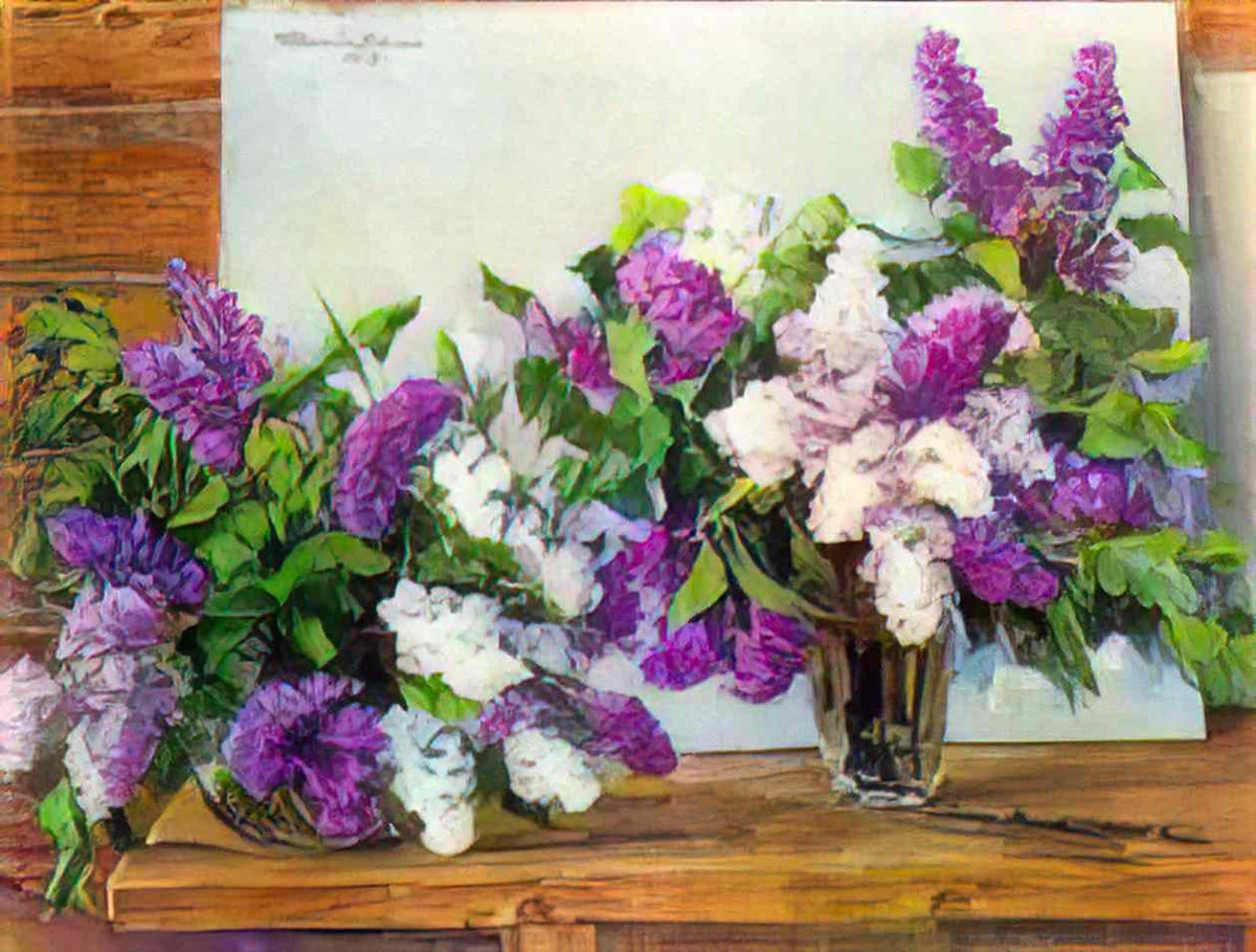 Pyotr Konchalovsky lilac 1953 Art A4 Photo Print