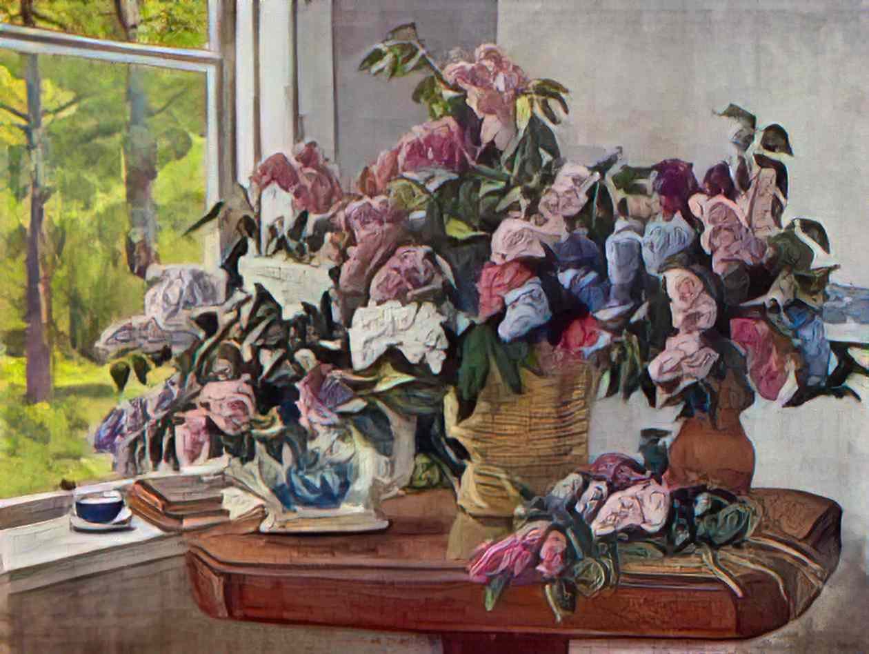 Pyotr Konchalovsky lilacs by the window Art A4 Photo Print