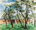 Pyotr Konchalovsky moscow apple orchard 1921 Art A4 Photo Print