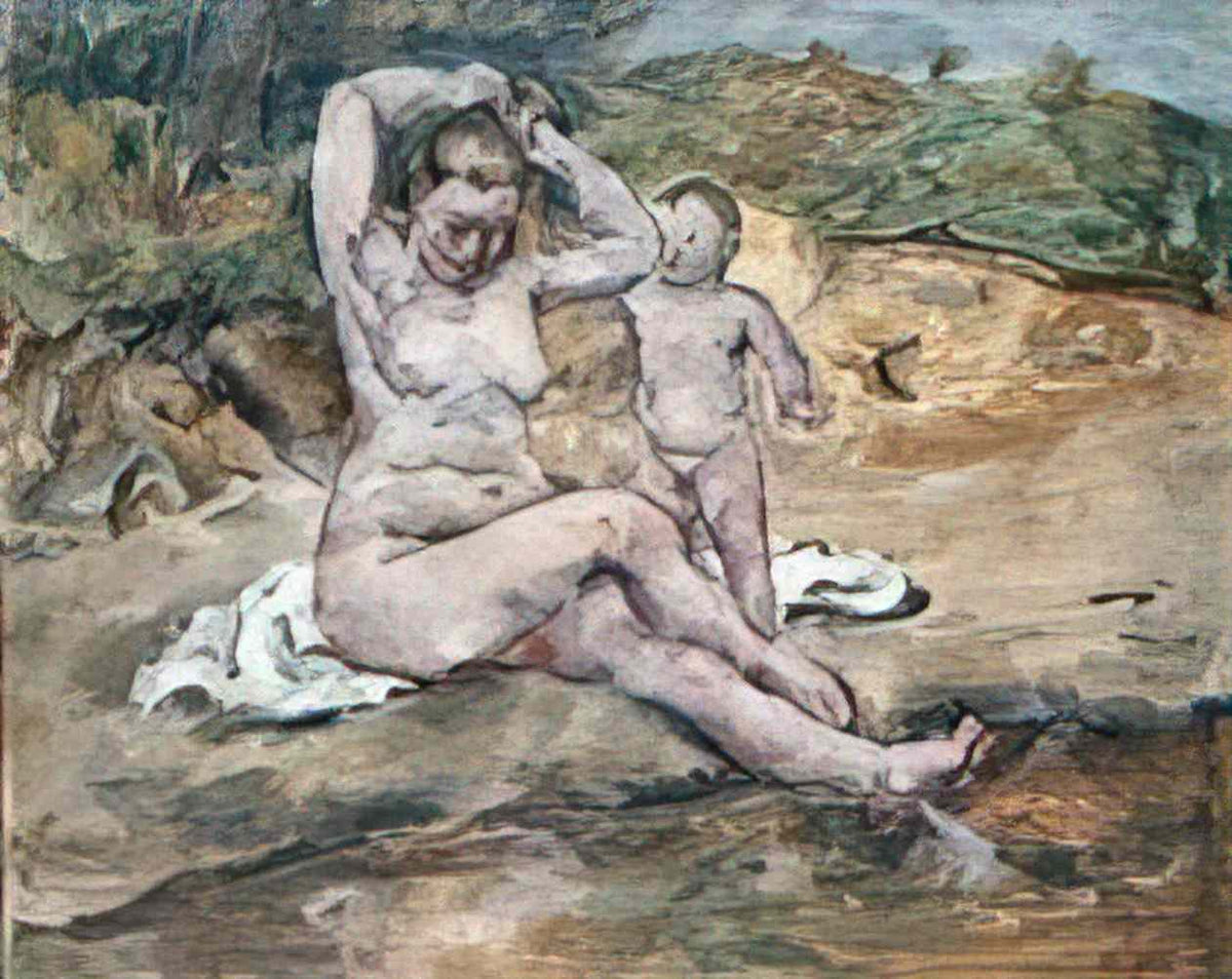 Pyotr Konchalovsky mother and child 1929 Art A4 Photo Print