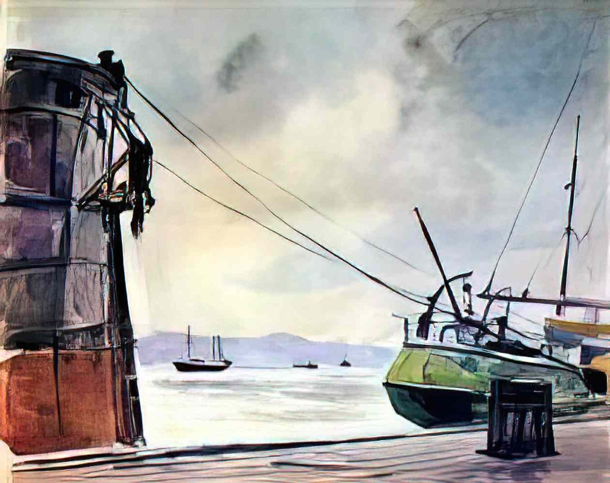 Pyotr Konchalovsky murmansk the polar night 1937 Art A4 Photo Print